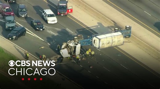 Northbound Interstate 55 reopens 9 hours after semi rollover crash