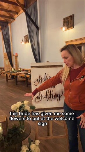 🌿✨ A Warm Welcome to Their Wedding Day ✨🌿 This video shows the ceremony entrance signage—a beautiful “Welcome to Our Wedding” sign styled with the couple’s flowers and softly glowing lanterns to greet guests as they arrived. Simple details like this set the tone and make the moment feel extra special from the very first step 🤍 It’s all about creating an inviting, intentional entrance your guests will remember. #WeddingSignage #CeremonyEntrance #WelcomeToOurWedding #WeddingDetails #LanternDeco