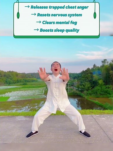 STRESS BE GONE WITH TAICHI POWER SHOUT THERAPY