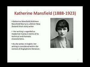 BA part I introduction to Kathrine Mansfield