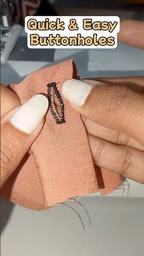 How to Sew Buttonholes Using Singer 8280 | Quick Tutorial #diy #diynstitch #sewingtools