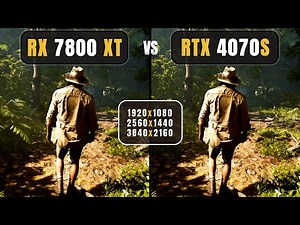 RTX 4070 SUPER vs RX 7800 XT - Test in 1080p, 1440p, 4k