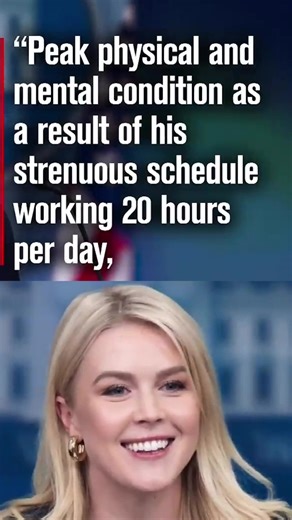 President Donald Trump is appearing noticeably thinner, and some speculate that it is because of popular weight-loss drugs. The president weighed 224 pounds at his latest physical, down 30 pounds from his highest known weight. White House Press Secretary Karoline Leavitt tells Inside Edition that Trump is in "peak physical and mental condition" due to him working "20 hours per day, his exercise on the golf course, and his diet courtesy of the exceptional White House chefs." Dietitian Carolyn Wil