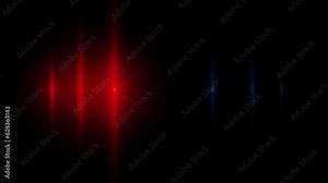 Red and Blue Emergency flashing Lights Police beacon on a black background. Light leaks Pulsing and Glowing 4K Police flashing Optical Lens Flare firefighters, ambulances, Situations, utilities.