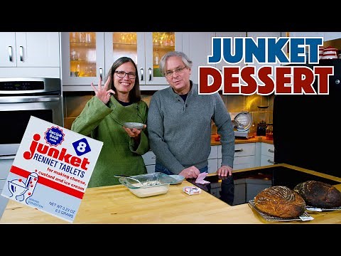1943 Caramel Junket Dessert Recipe