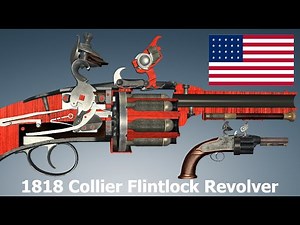 How a Collier Flintlock Revolver Works