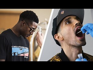 Channel 5 boxing ‘GRAND’ ARRIVALS & TESTING: Dilmaghani et al GET THEIR SWABS