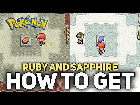 How To Get The Ruby & Sapphire For Celio (Sevii Gemstones) Pokemon Fire Red & Leaf Green