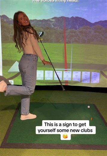 This is your sign to treat yourself to some new clubs 😜 . . . . #golf #golfer #golftok #golfswing #golfclubs