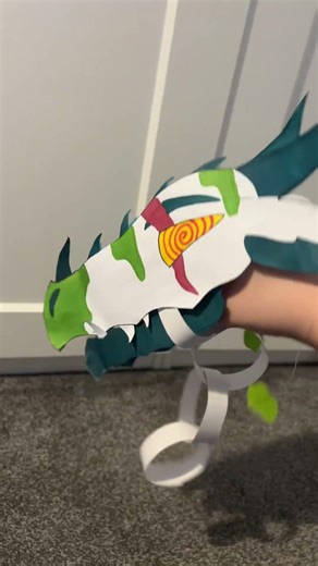 if you look close, their designs are a bit different….wonder what the lore is huh? #dragonpuppets