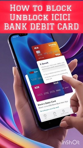 How to Block and Unblock ICICI Bank Debit card! ATM card #icicibank #block #bank