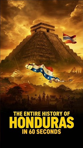 The ENTIRE History of Honduras in 60 Seconds | From Maya to Modern Times || #honduras #facts