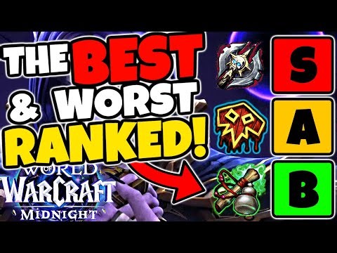The BEST DPS Classes in Midnight WoW - Best & Worst Class Updates RANKED