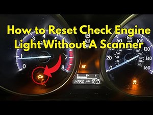 How to Reset Check Engine Light Without A Scanner ?