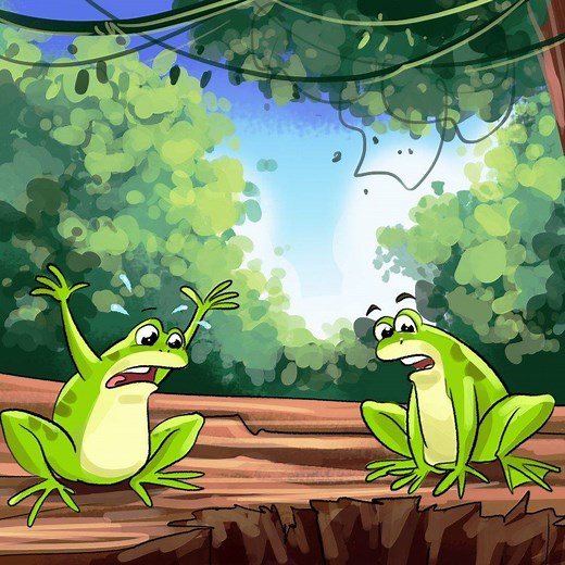 Short moral story - Deaf Frog | DEMIC