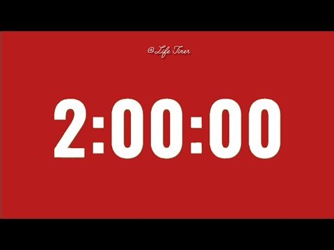 2 Hour Timer | Perfect for Study, Work, or Focus Sessions 📚💻