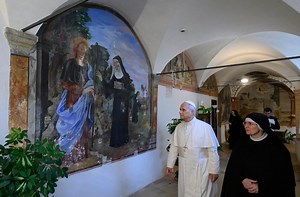 Pope Leo XIV visits Augustinian Monastery in Montefalco - Vatican News