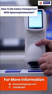 How to do colour comparison with spectrophotometer || Color Testing in Lab