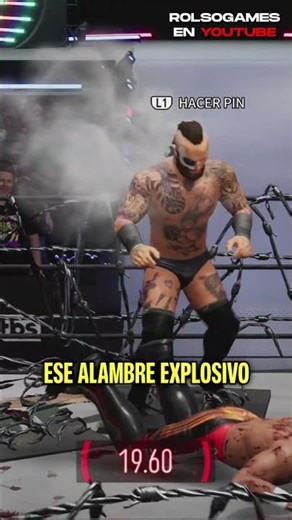 EL RING EXPLOTA en AEW Fight Forever 💣 #shorts