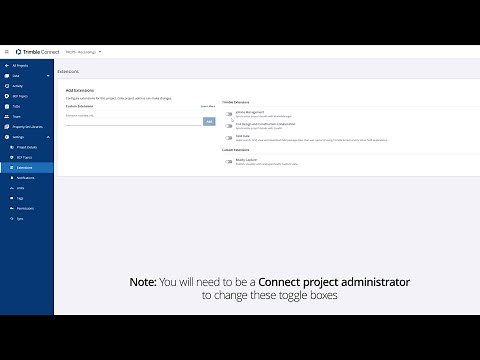 Trimble Reality Capture | Enabling Extensions | Trimble Connect
