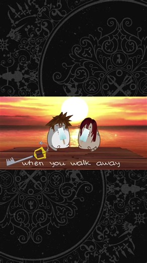 Sora and Kairi pushify Kingdom Hearts fan edit