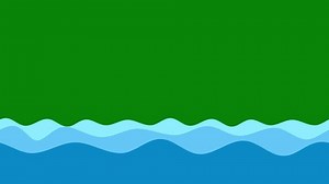 Looping Animated Cartoon Sea Waves On Stock Footage Video (100% Royalty-free) 1100840983 | Shutterstock