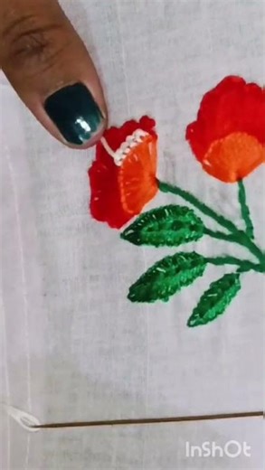flower 🌺 embroidery design for beginners ideas 💡