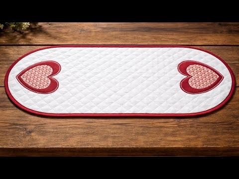 Perfect Rounded Corners Without the Stress 😍 Heart Table Runner (MaxCircle + Heart Templates)