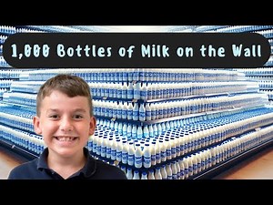 1,000 Bottles of Milk on the Wall 🤯😂