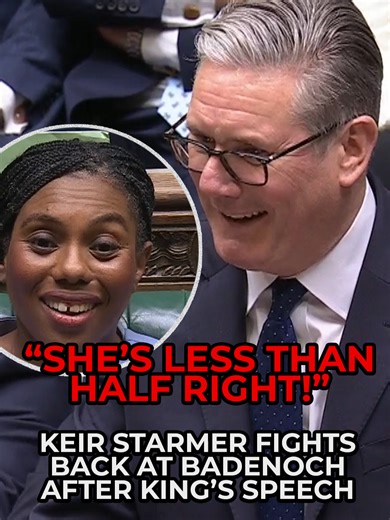 “She’s less than half right!” Keir Starmer fights back at Conservative leader Kemi Badenoch at today’s PMQs. The Prime Minister made light of her continuous comments, claiming “her input is a ray of sunshine”. #UKpolitics #KeirStarmer #KemiBadenoch #PMQs #GBNews