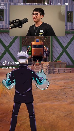 Satoru Gojo Hollow Purple Technique Revealed in Fortnite Gameplay