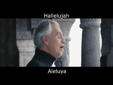 Andrea Bocelli - Hallelujah (Subtitulada en español)