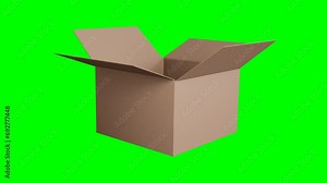 box open 3d animation