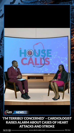 ABS Television/Radio on Instagram: "Consultant cardiologist and president of the Heart and Stroke Foundation of Antigua and Barbuda, Dr Georgette Meade, is again expressing grave concern about the increasing cases of heart attacks and stroke in Antigua and Barbuda. She says lifestyle choices such as unhealthy diets, smoking and lack of sufficient exercise are leading to deadly consequences, with increasingly younger individuals being affected. Dr Meade made the revelation on ABS' House Calls Tue
