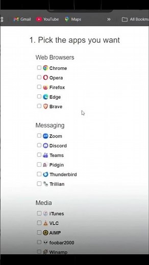 INSTALL ALL Apps in 1 Click on New Laptop 💻⚡ (Must Try) #shorts #windows