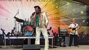 🎼Bob Lougheed & The Memphis Mafia - A Tribute to Elvis Presley🎶 performing Long Tall Sally and A Little Less Conversation at the Penn Community Bank Amphitheater in Bensalem Township, Pennsylvania on Wednesday, August 10, 2022.🎵 | Penn Community Bank Amphitheater