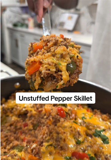 Unstuffed Pepper Skillet: Easy One-Pot Meal Recipe