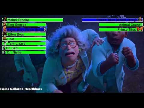 Hoppers (2026) Final Battle with healthbars