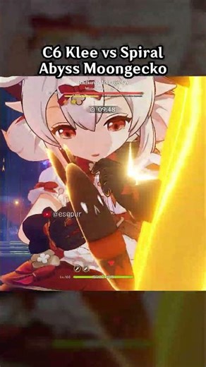 C6 Klee vs Spiral Abyss Moongecko