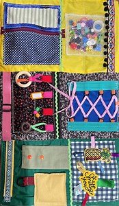 Sensory Fidget Quilt: Alzheimer's Dementia Activity Mat - Etsy Australia