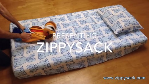 ZippySack - Fitted, Zippered Kids Bedding! Kids Beds That Are Always Tucked In, Neat, And Made? Yep! A game changer for Bunk Beds too! No More Messy Kids Beds! No More Cold Uncovered Nights! Click "Shop Now" To Order Yours On Amazon Today! | ZippySack - Don't Make Your Bed, Zip It Up Instead