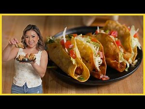 Quick, Easy & On a Budget GROUND BEEF TACOS | Tacos Dorados