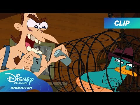 Dr. Doofenshmirtz's Cousin Captures Perry the Platypus | Phineas and Ferb |‪@disneychannelanimation‬
