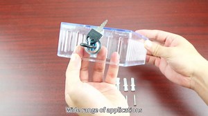 Thermostat Lock Box with Key, Wall Thermostat Cover, Universal Thermostat Guard for Most Thermostat on Wall, 6.5"H x 4.72"W x 1.65"D or Smaller