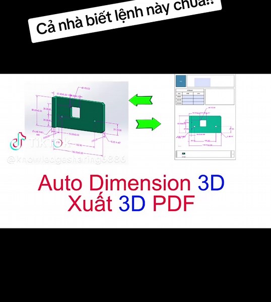 Hướng Dẫn Sử Dụng 3D PDF Trong SolidWorks