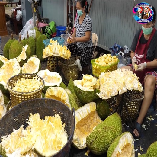 Amazing Giant Monster Jackfruit Cutting - Thailand Street Food | My Pub