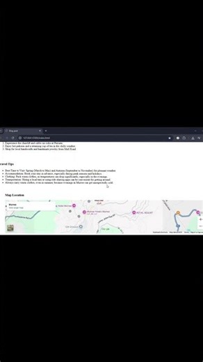 I made a blogpost by just HTML! #shorts