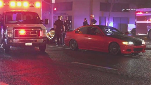 Orange County police officer in critical condition after being struck by car during foot pursuit