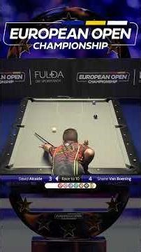 RACK 8 | SHANE VAN BOENING VS DAVID ALCAIDE | 2025 EUROPEAN OPEN | #9ball #billiards #highlights