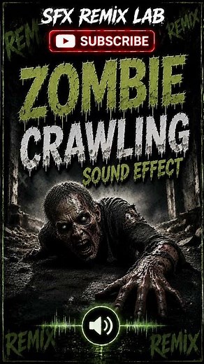 Zombie Crawling Sound Effect | Horror SFX